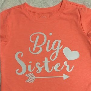 Girls “Big Sister” Tee